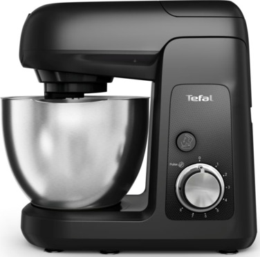 Tefal Кухонна машина Bake Partner 1100Вт, чаша-метал, корпус-пластик, насадок-6, чорний