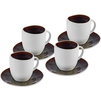 Набор чашек кофе на 4 персоны, 8 предметов KARACA
