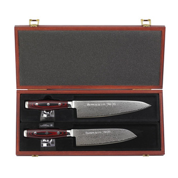 Набор ножей шеф-нож и сантока SUPER GOU Yaxell