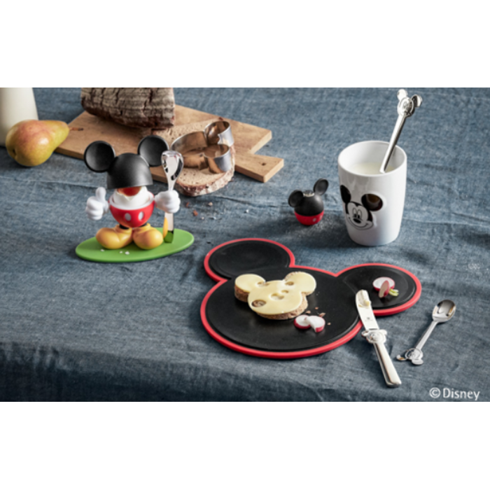 Набор солонка и 4 детских ложки Mickey Mouse WMF