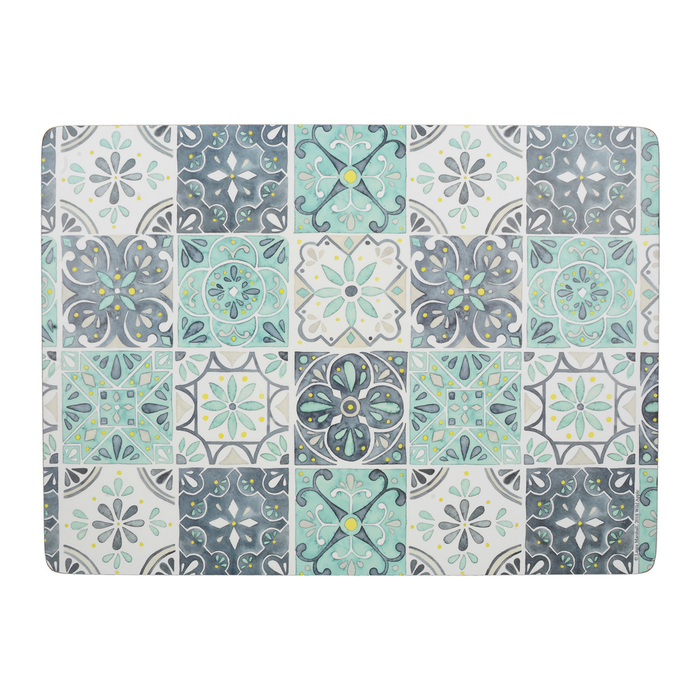 Набор пробковых подставок под тарелки Kitchen Craft Green Tile, 40 х 29 см, 4 пр.