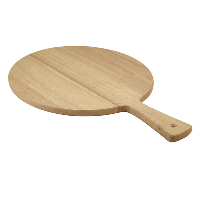 Доска для пиццы с ручкой 33 см, Hevea Wood, Genware