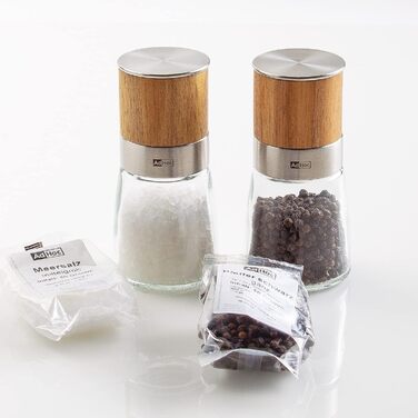 Мельница для перца и соли 13,5 см, набор 2 предмета, Akasia AdHoc
