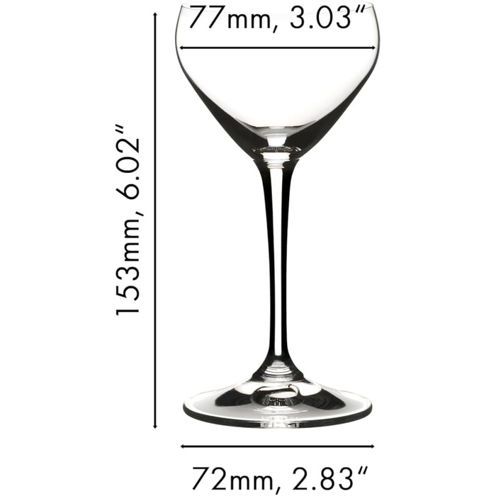 Склянка Riedel Nick & Nora для коктейлів