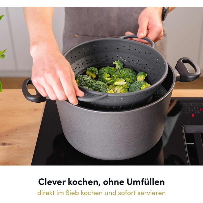 Складаний силіконовий друшляк Hoffmann