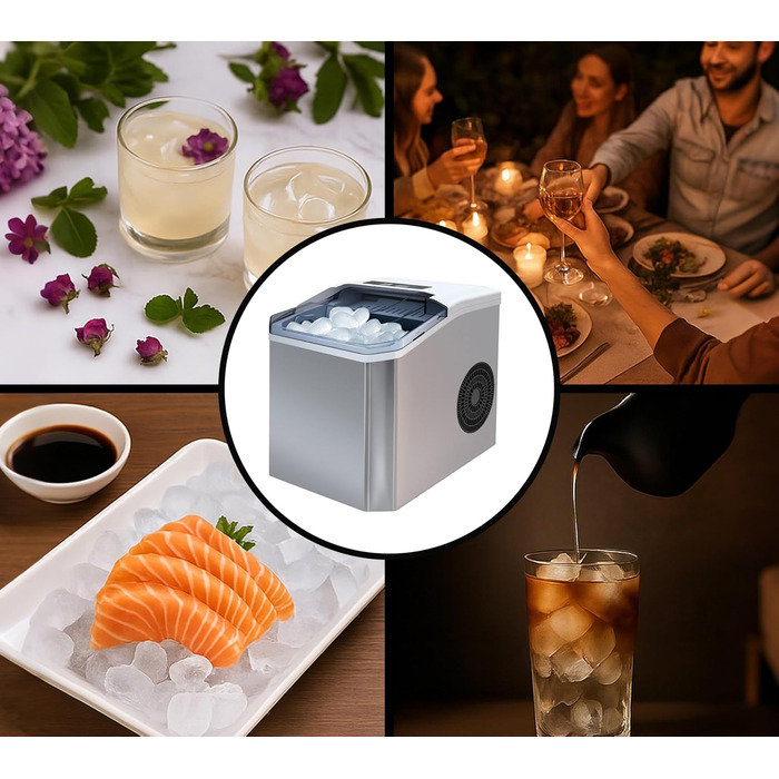 Льодогенератор з функцією автоочищення 1,3 л iTOMA