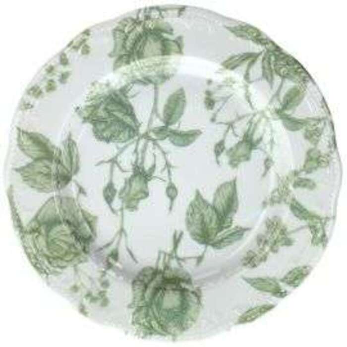 Тарелка мелкая Tognana Vecchio Vienna 22 см green roses VW002218620