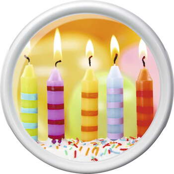 Поднос круглый Emsa ROTATION Birthday candles