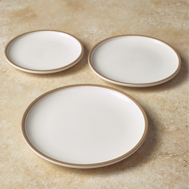 Тарелка 26 см, Kava White Stoneware, GenWare