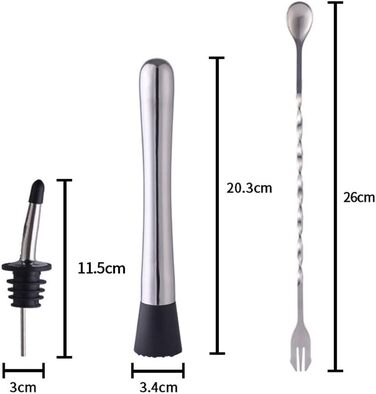 Набір для коктейлів 16 предметів LZXBC