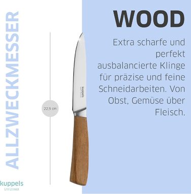 Набір кухонних ножів 3 предмета Kuppels