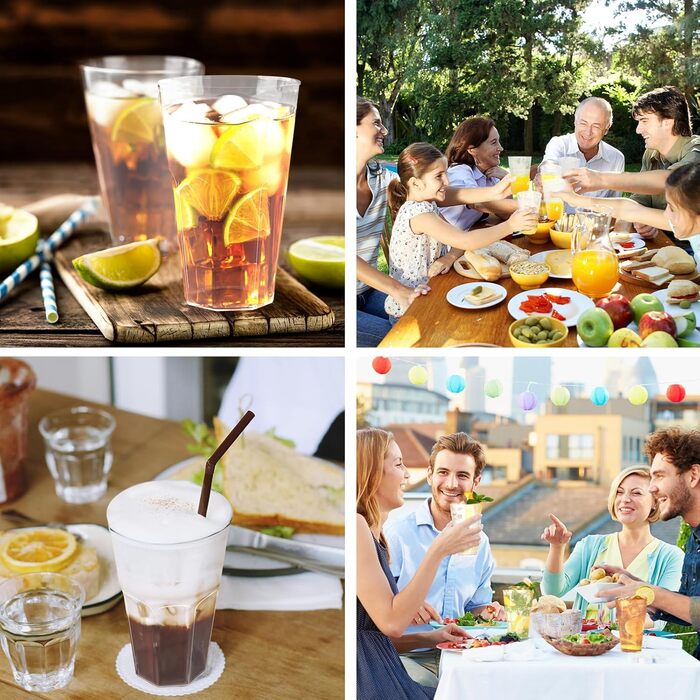 Набор многоразовых стаканов 50 шт 400 мл AOLUXLM