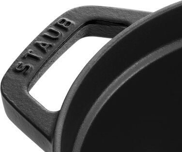 Чавунна жаровня/кокот STAUB, овальна 6,7 л, (41 см, чорна)