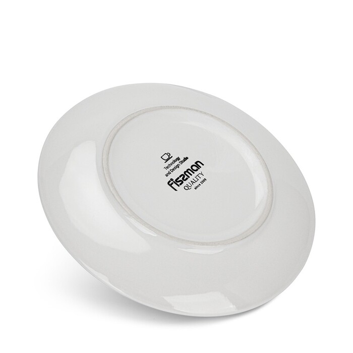 Тарілка Fissman CELINE 20,5 см, колір лазурний порцеляна (6223)