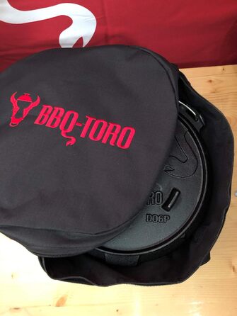 Голландська сумка для барбекю-Toro для чавунного горщика Сумка для зберігання чорний Сумка для голландської печі (сумка для голландської печі 4,5 QT)