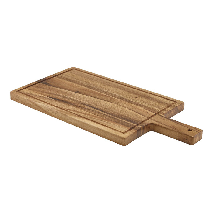 Доска для подачи 44*22 см, с ручкой, акация, GenWare