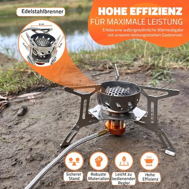 Компактный туристический набор для приготовления пищи 11 предметов ration1.de