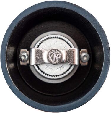 Ручний млин для перцю Peugeot Bali Fonte, класичне регулювання помелу, висота чавун, 35402 (8 см, одинарний, синій)