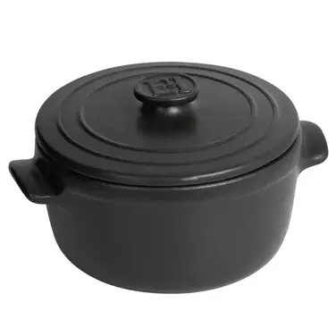 Кастрюля порційна 17 см 0,55 л, чорна 068407 Solo Mini Emile Henry