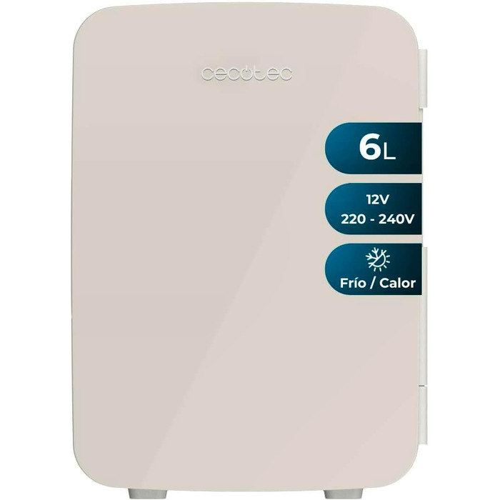 Міні-холодильник 6 л бежевий Cecotec
