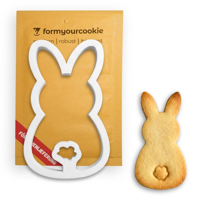 Набір із 3 формочок для пасхального печива, смугастий візерунок пасхальних яєць, кролик, 2-в-1 зі штампом, 5 x 4 см, можна мити в посудомийній машині, екологічно чистий, стійкий до іржі (великодній зайчик (10 x 5 x см))