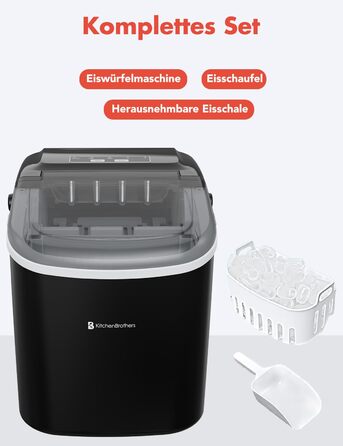 Ледогенератор 100 Вт черный KitchenBrothers