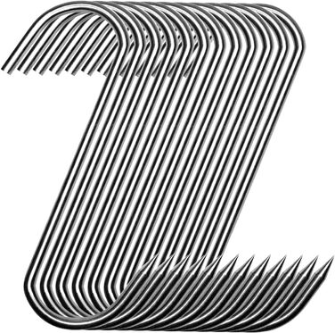 Набор из 20 крючков для мяса 13 см, нержавеющая сталь GYUEE