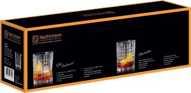 Набор стаканов для виски 345 мл, 4 предмета, Square Nachtmann