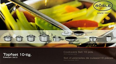 Набір кухонного посуду 10 предметів Elegance Rosle