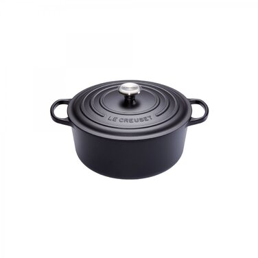 Каструля / жаровня 18 см, чорний Le Creuset