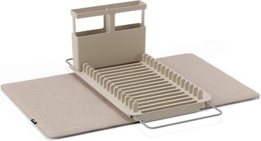 Подставка-сушилка для посуды с ковриком 51 х 57 см цвет лат. Udry Over the Sink Umbra