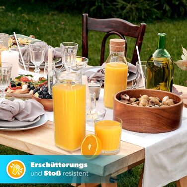 Скляний глечик з міцного скла 1,1 л KADAX