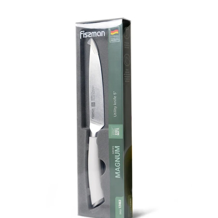Нож универсальный Fissman MAGNUM 13 см X50CrMoV15 сталь (12463)