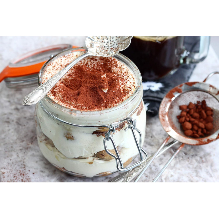 Стеклянная банка для хранения 0,5 л с зажимом Kilner