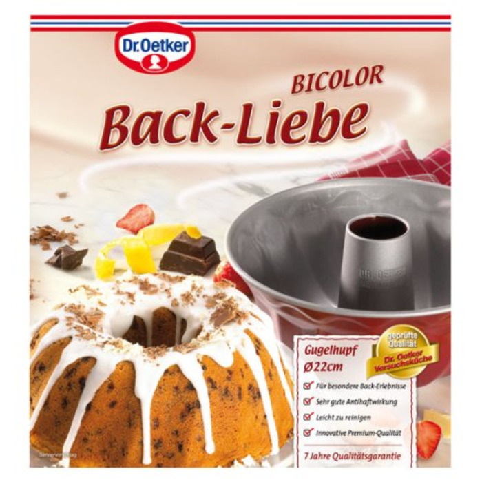 Форма для выпечки кексов красная Ø 22 см Back-Liebe Bicolor Dr. Oetker