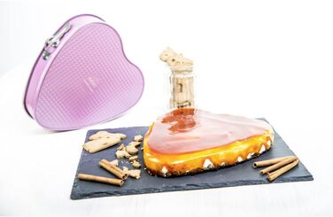 Творча студія Zenker Z7480 Ø 26 см, форма для випічки з плоским дном, кругла форма для торта з антипригарним покриттям, креативна випічка (колір рожевий, сріблястий), кількість (форма для роз'єму серця)