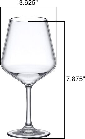 Набір з 6 келихів 400 мл Amazing Abby