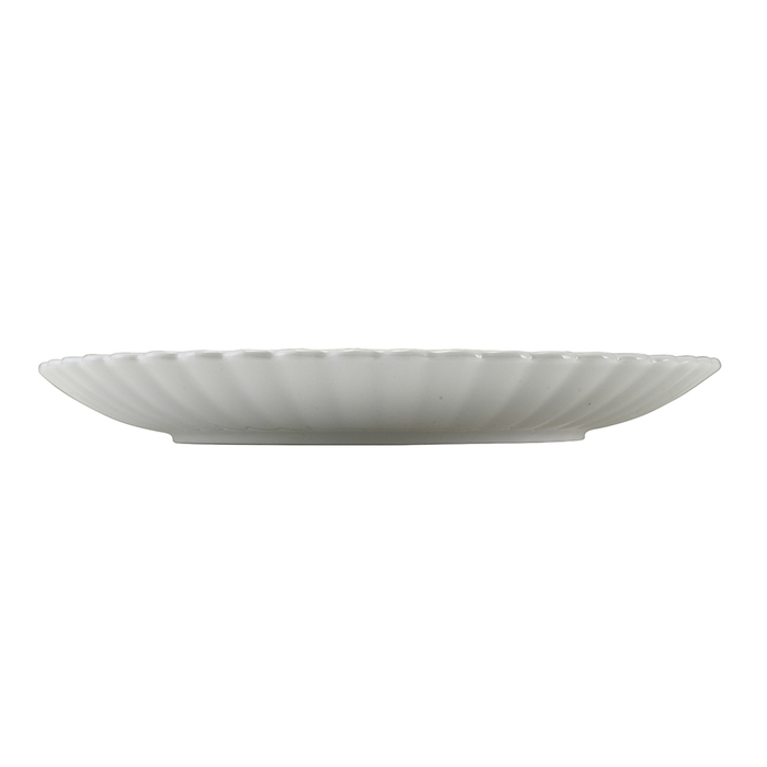 Тарілка 26 см, Incise Porcelain Scalloped, GenWare