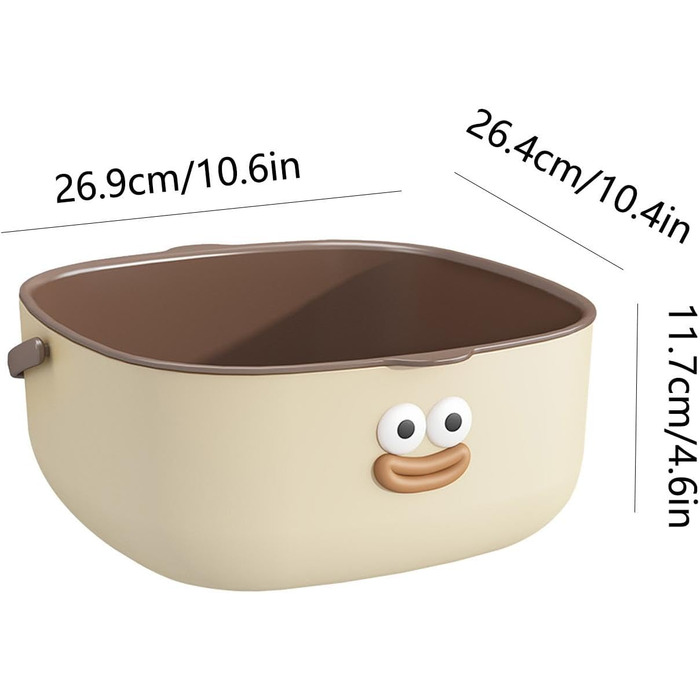 Кухонний миска-друшляк 26,9 х 26,4 х 11,7 см Uonguon