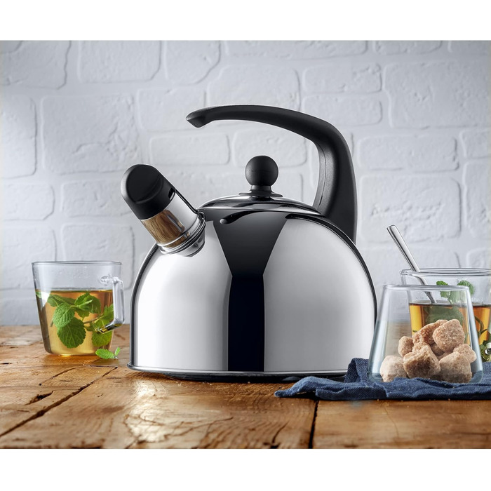Чайник 2 л со свистком, нержавеющая сталь WMF