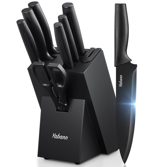 Набір кухонних ножів 8 предметів Yabano