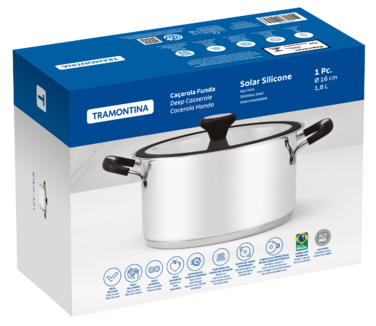 Каструля Tramontina Solar silicone (1.8 л) 16 см (6358929)