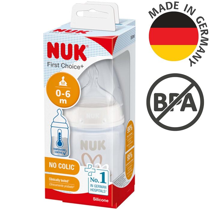 Детская бутылочка 150 мл First Choice NUK