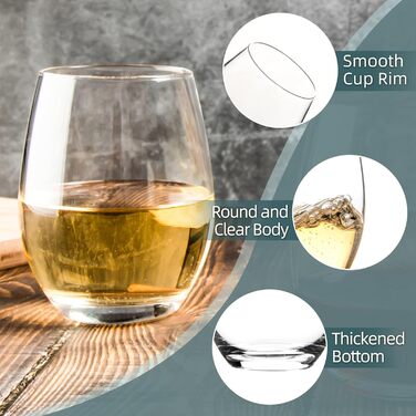 Набор из 12 стеклянных бокалов без ножки 480 мл SHYRC