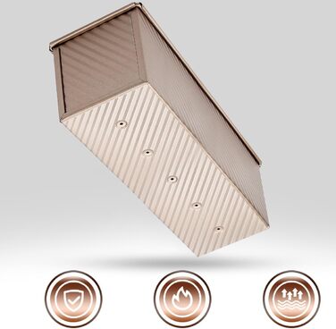 Форма для випікання хліба 1000 г з кришкою, 35x14x12 см Lonely high heels