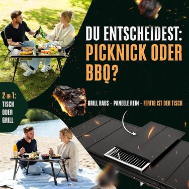 Столик-гриль 2-в-1 для кемпинга GERBERDING