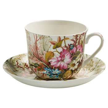 Чашка для чая с блюдцем Maxwell Williams Ocean Fantasy KILBURN, фарфор, 17,5 х 17,5 х 9 см, 480 мл