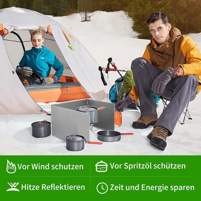 Ветрозащита для газовых плит и кемпинговых плит IHONYI