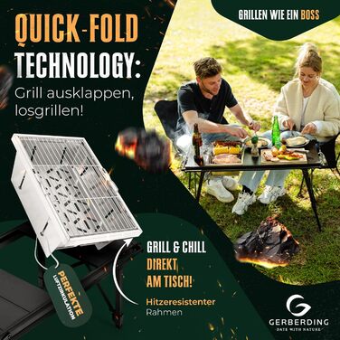 Столик-гриль 2-в-1 для кемпинга GERBERDING