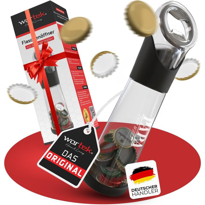 Відкривачка для пляшок з контейнером для кришечок wortek